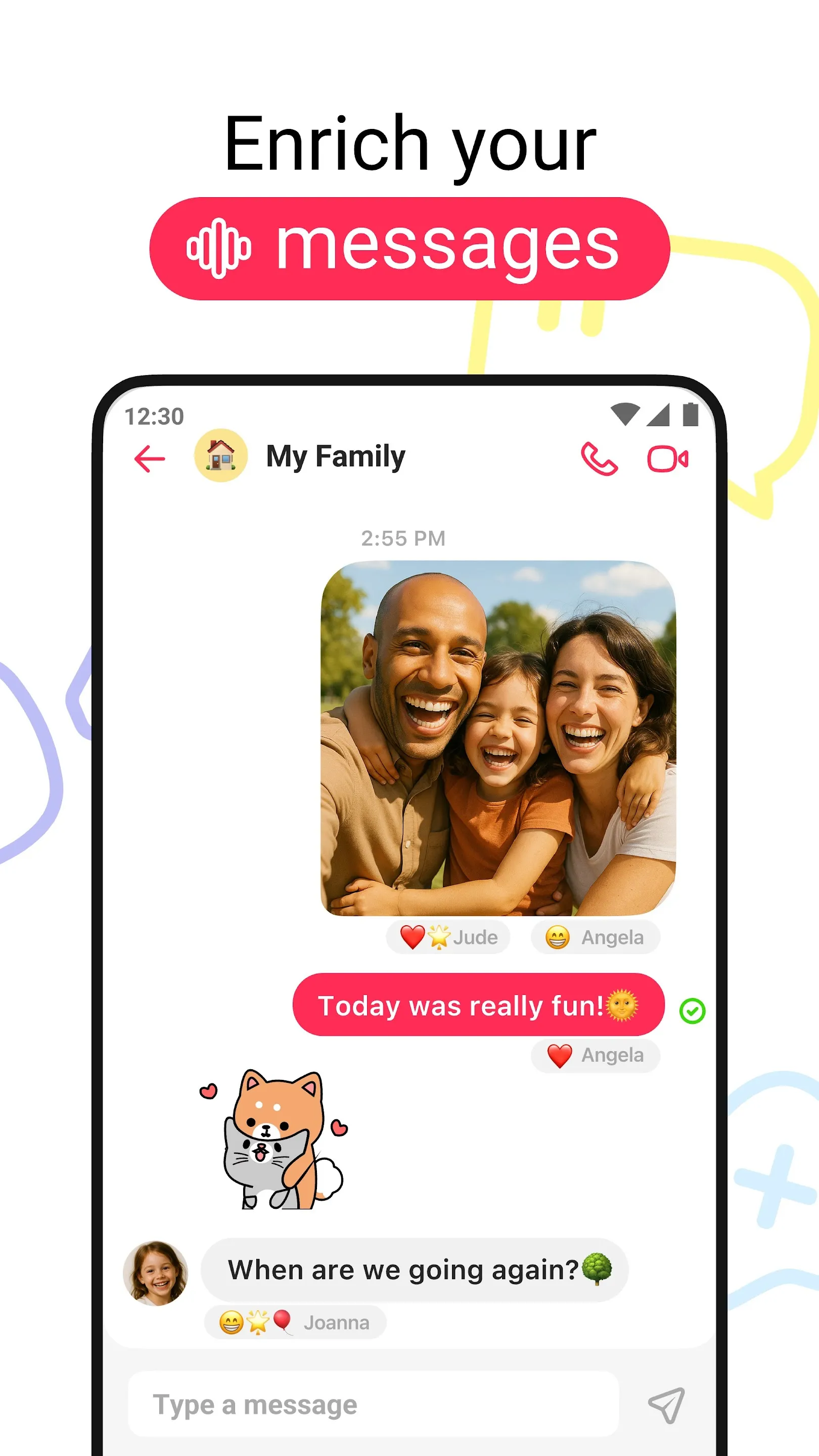 JusTalk Family Messenger | Indus Appstore | Screenshot