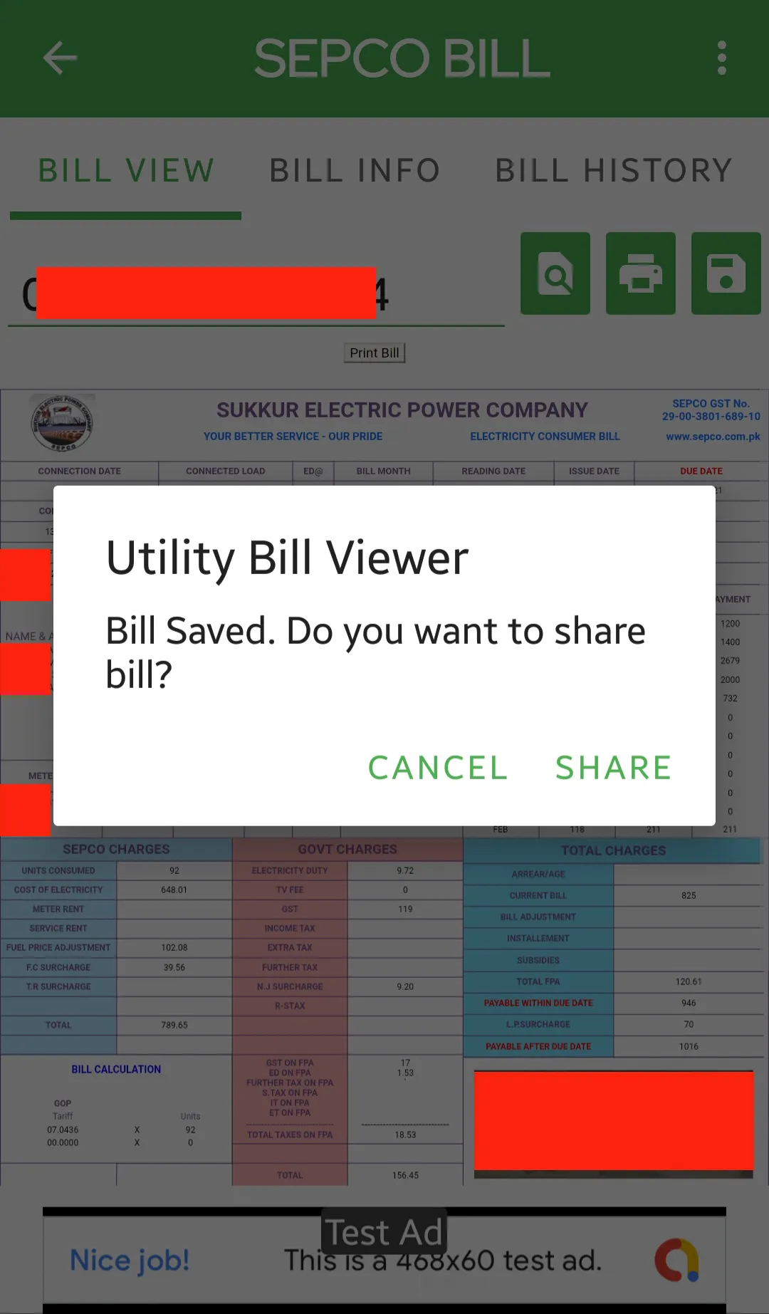 Utility Bill Viewer - Pakistan | Indus Appstore | Screenshot