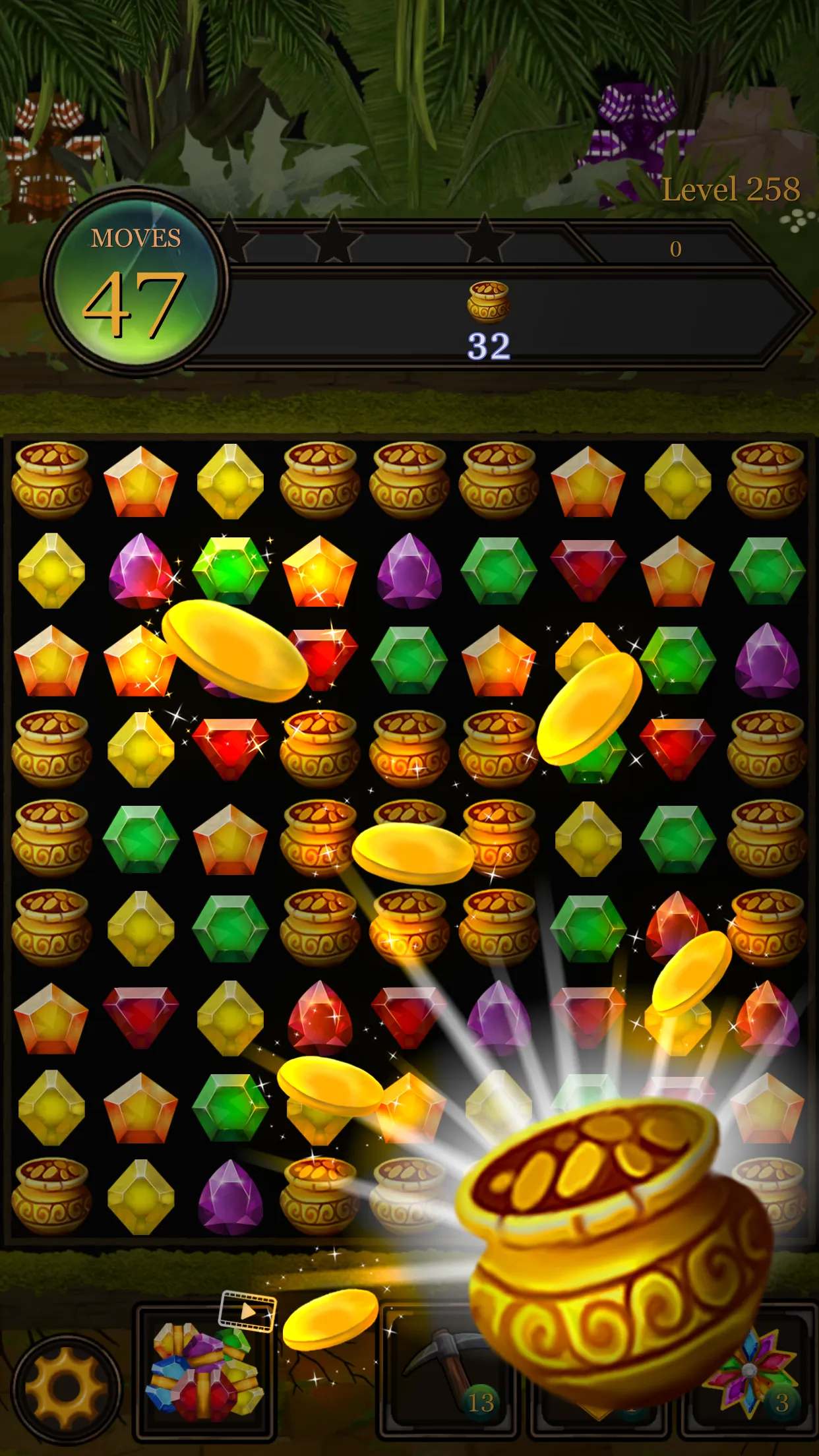 Secret Jungle - Match 3 Jewels | Indus Appstore | Screenshot