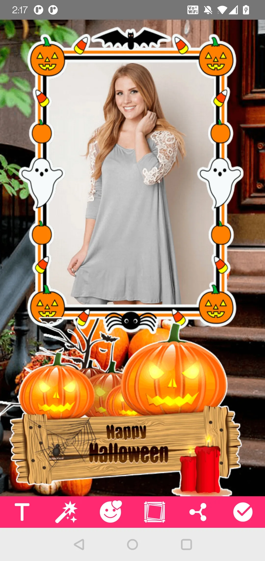 Halloween Photo Frames | Indus Appstore | Screenshot