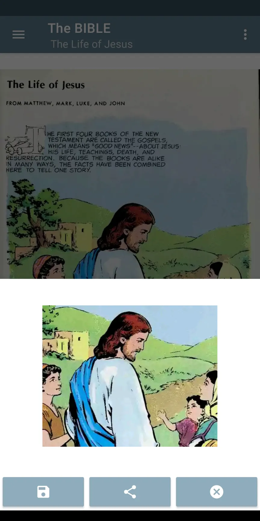 The Bible in pictures | Indus Appstore | Screenshot