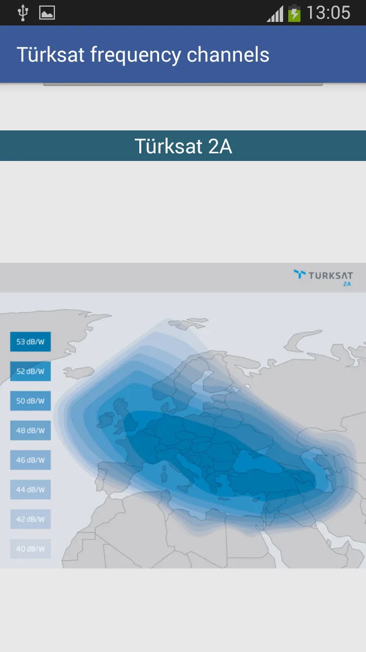 TurkSat Frequency Channels | Indus Appstore | Screenshot