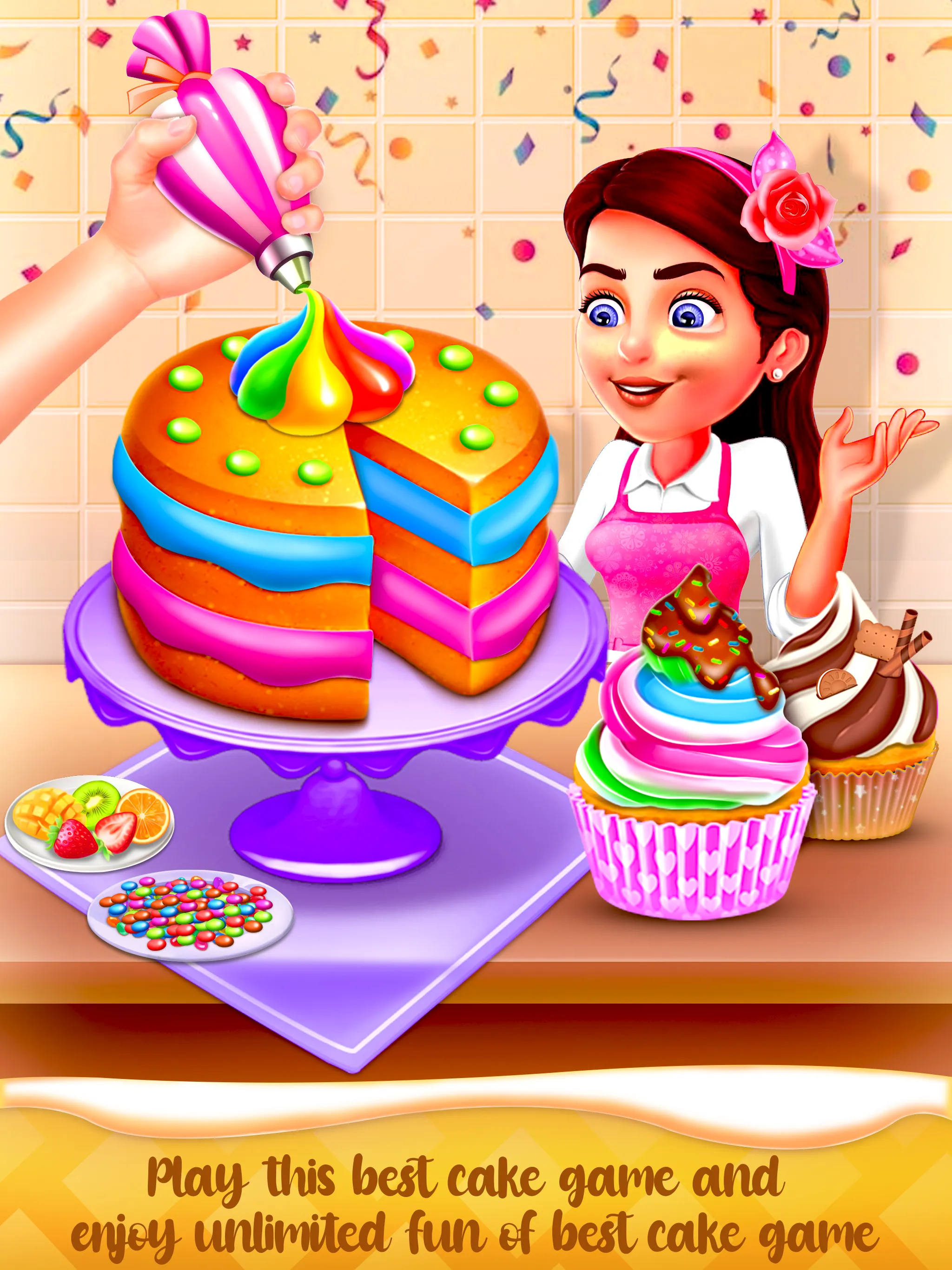 Cake Maker Cooking Cake Games | Indus Appstore | Screenshot