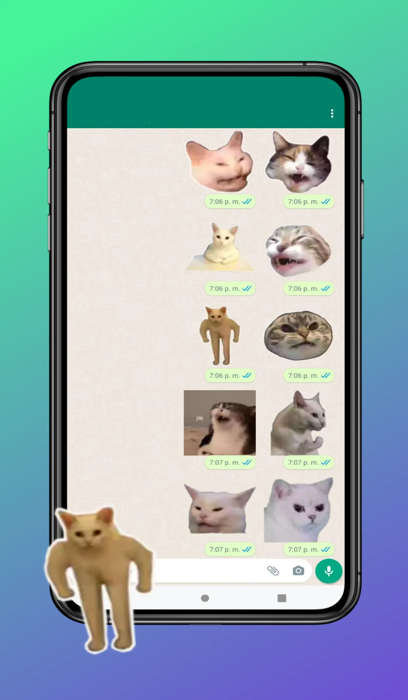 WAStickerApps Stickers Cats | Indus Appstore | Screenshot