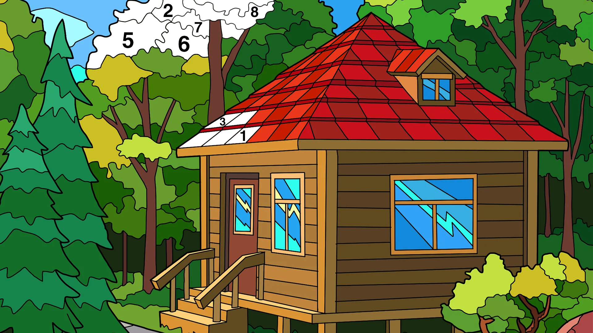 Coloring Book: Color by Number | Indus Appstore | Screenshot