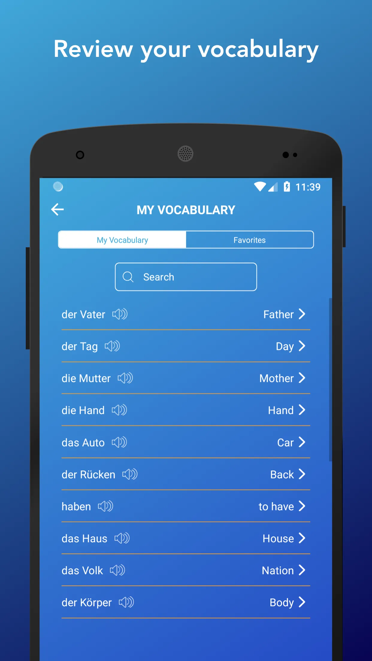 Tobo: Learn German Words | Indus Appstore | Screenshot