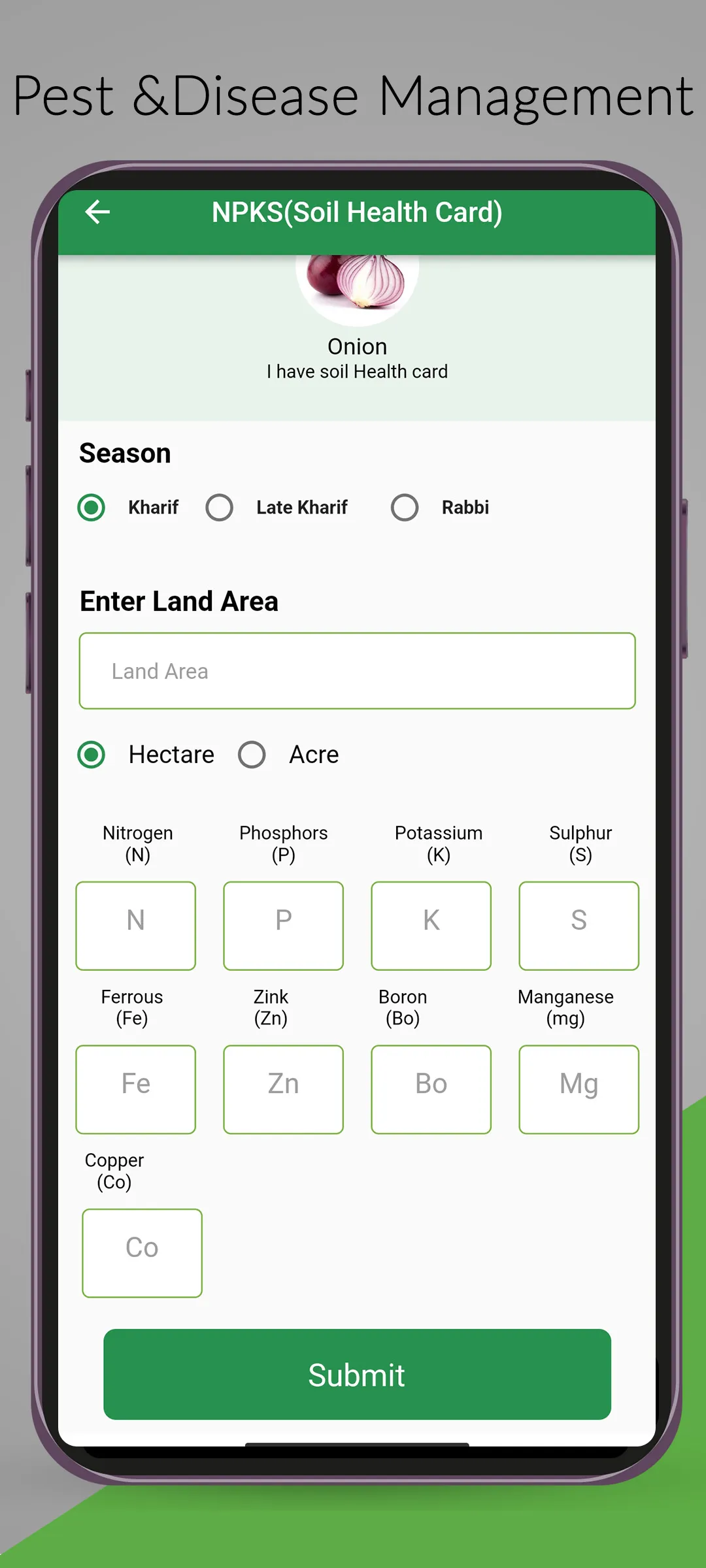 Onion Crop Advisor | Indus Appstore | Screenshot