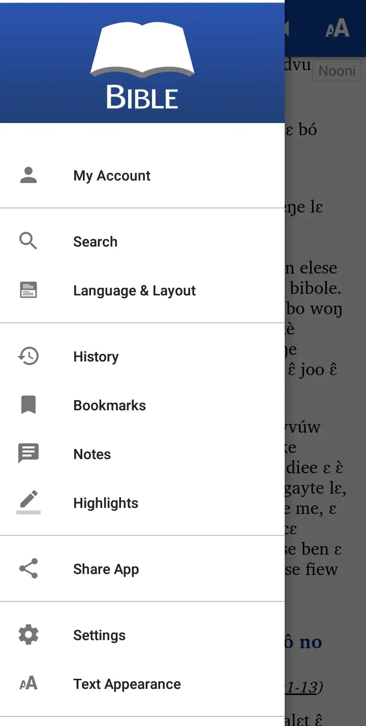 Nooni Bible | Indus Appstore | Screenshot