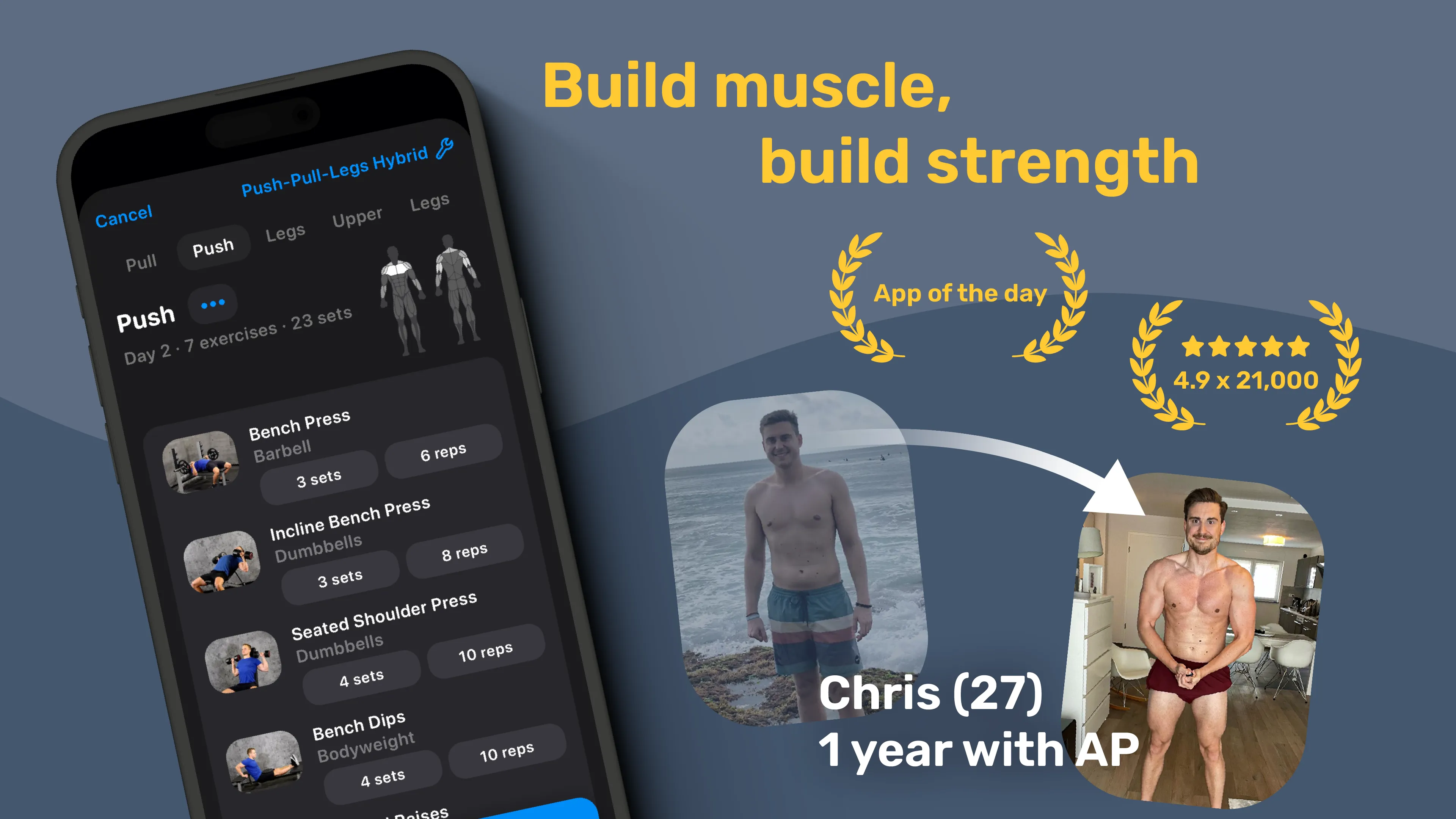 Alpha Progression Gym Tracker | Indus Appstore | Screenshot