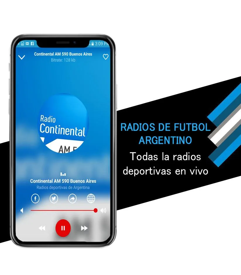 Argentine Soccer Radios | Indus Appstore | Screenshot