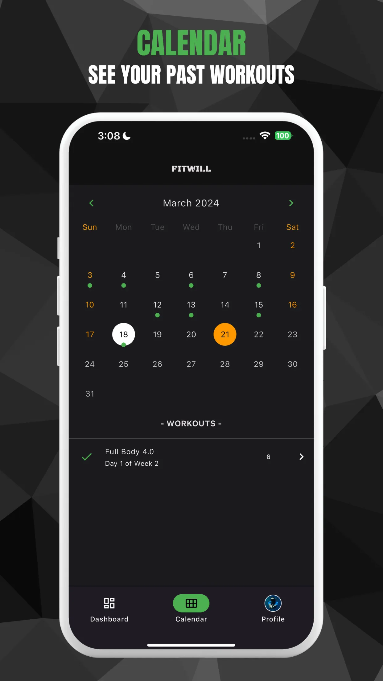 Fitwill: Workout Log & Planner | Indus Appstore | Screenshot