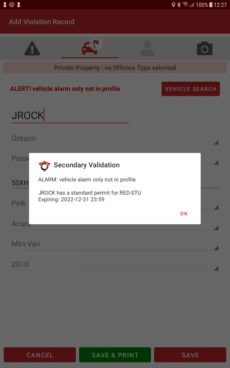 OPS-COM Parking Enforcement | Indus Appstore | Screenshot