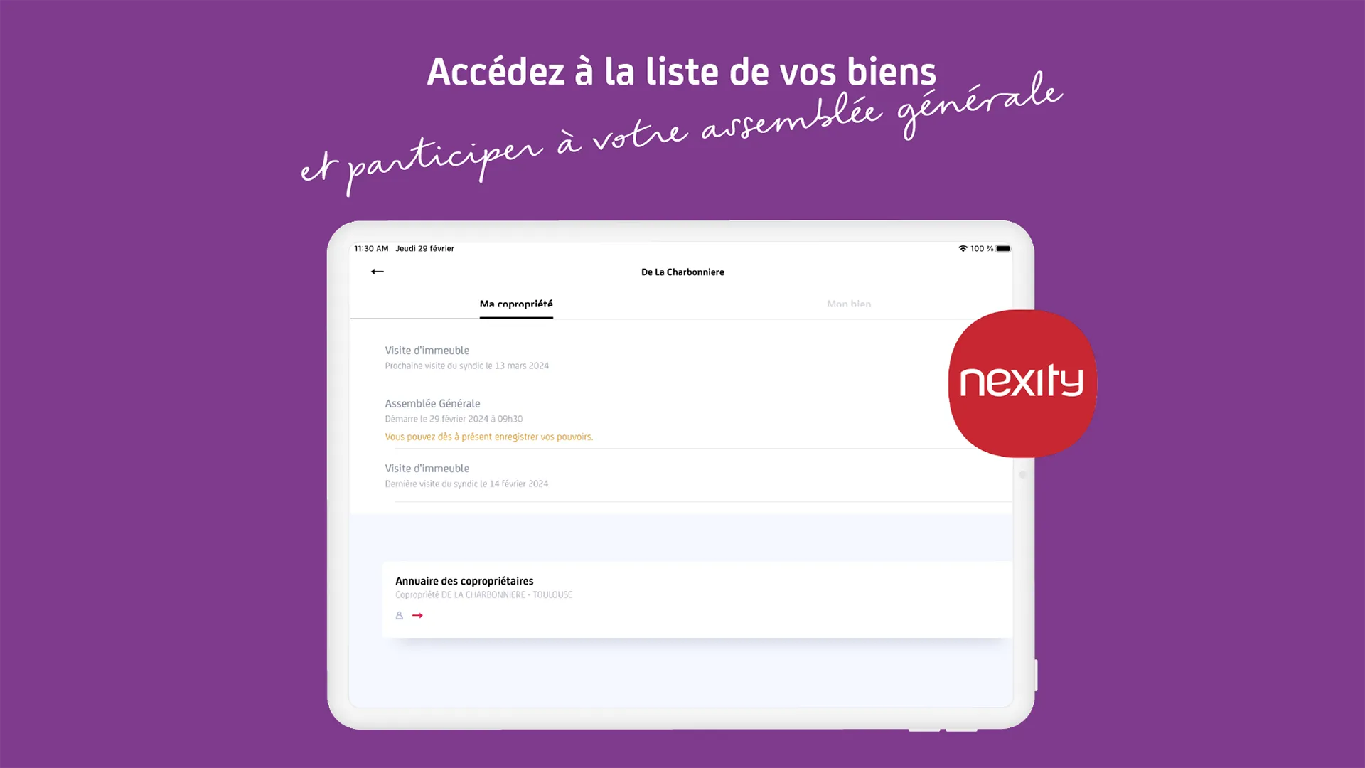 myNexity AG | Indus Appstore | Screenshot