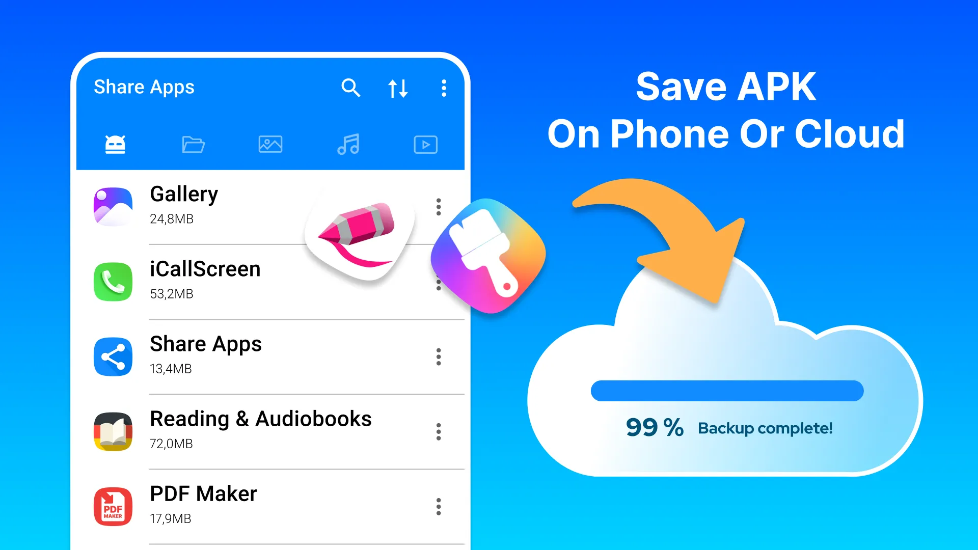 Share Apps: APK Share & Backup | Indus Appstore | Screenshot