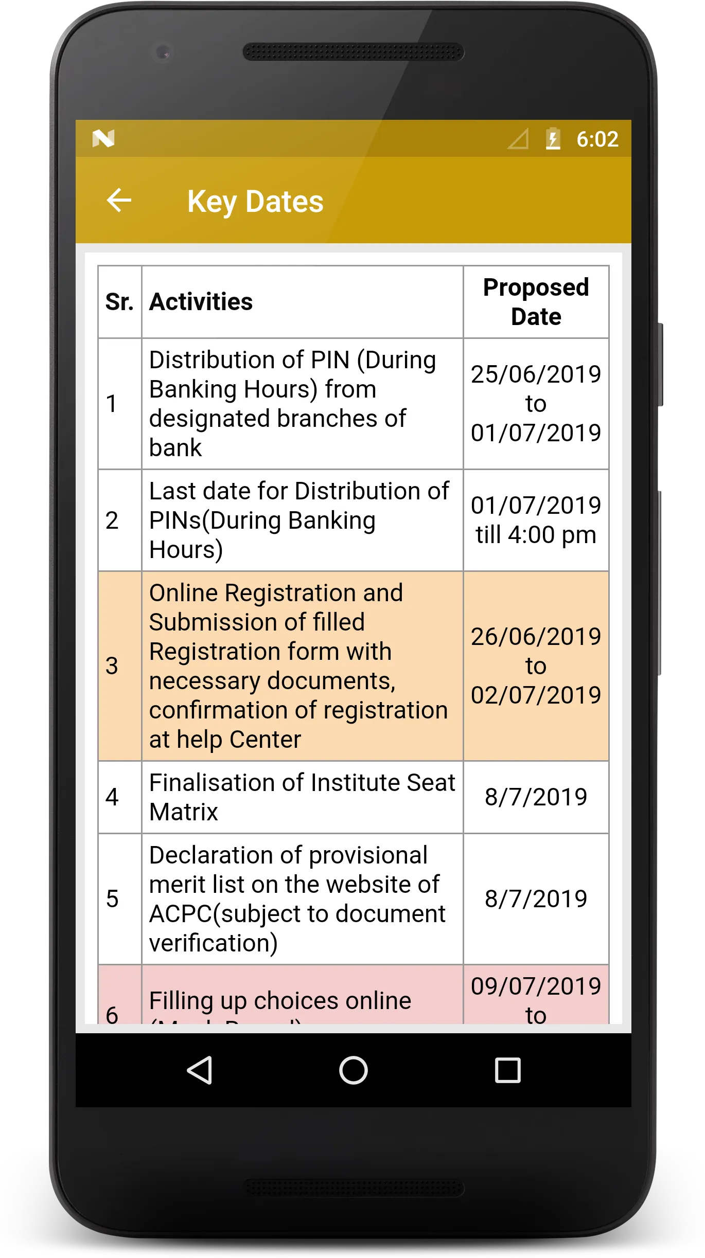 MCA Admission | Indus Appstore | Screenshot