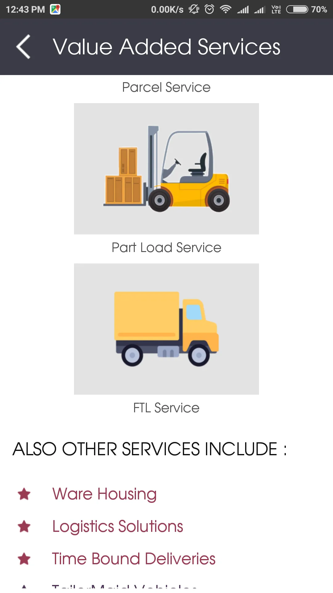 DRL Logistic | Indus Appstore | Screenshot