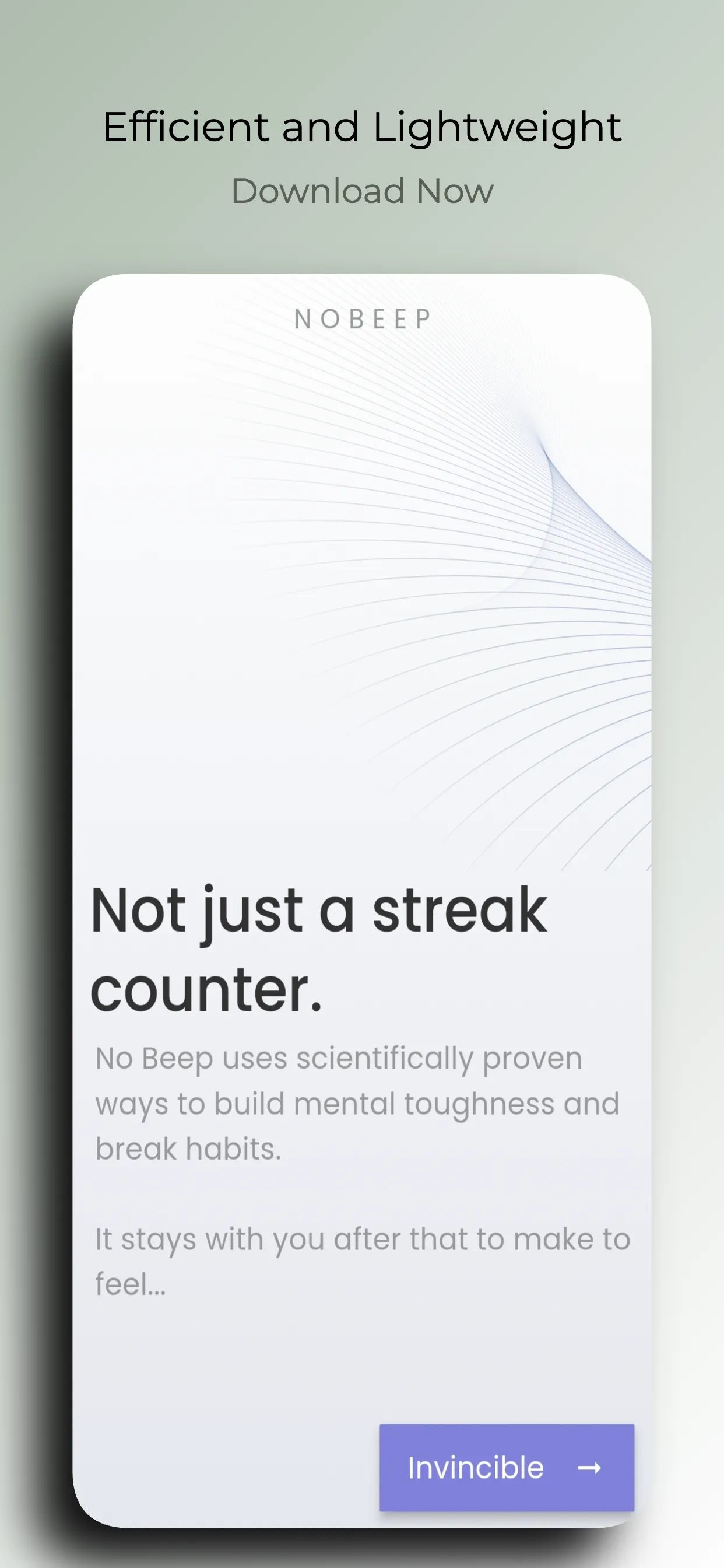 NoBeep: Quit Fap | Quit Porn | Indus Appstore | Screenshot