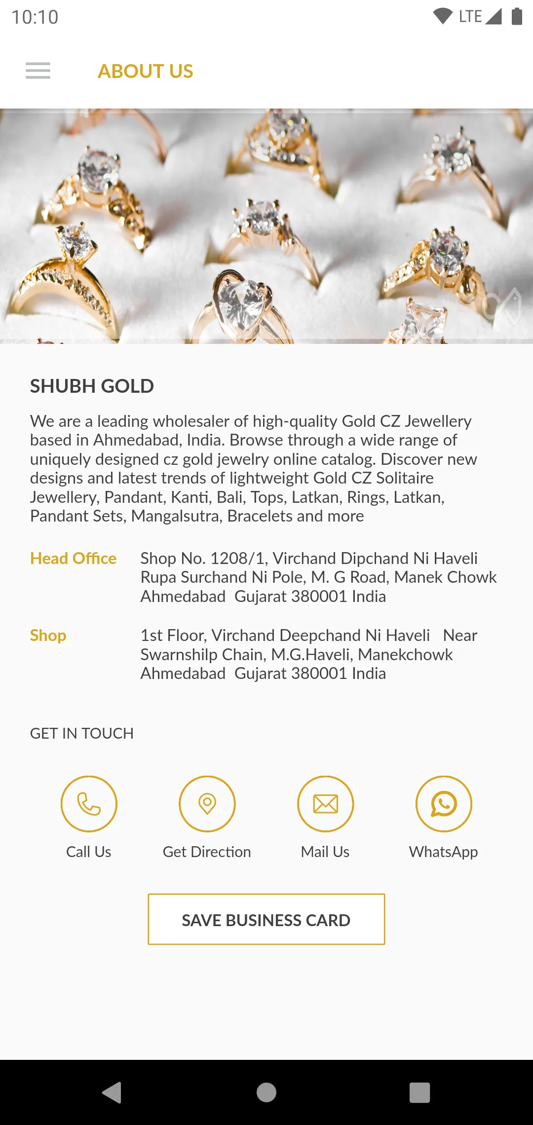 Shubh Gold - Gold CZ Jewellery | Indus Appstore | Screenshot