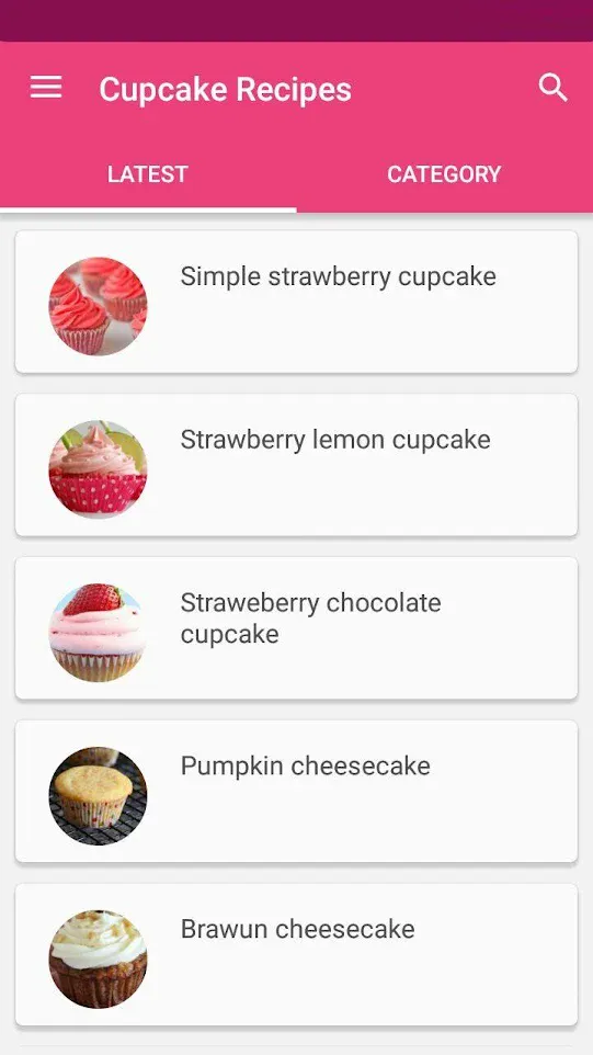 Cupcakes Recipes ! | Indus Appstore | Screenshot