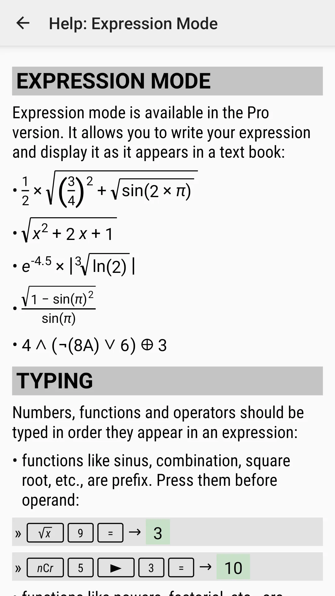 HiPER Scientific Calculator | Indus Appstore | Screenshot