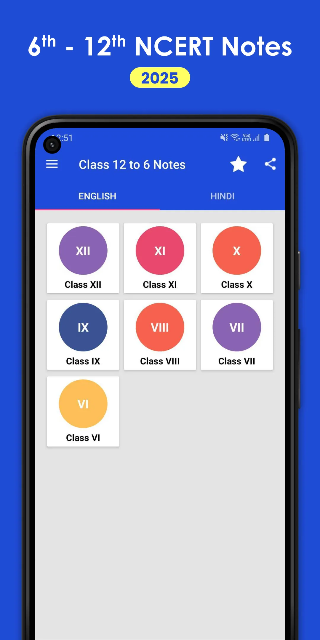 Class 12 to 6 Notes | Indus Appstore | Screenshot