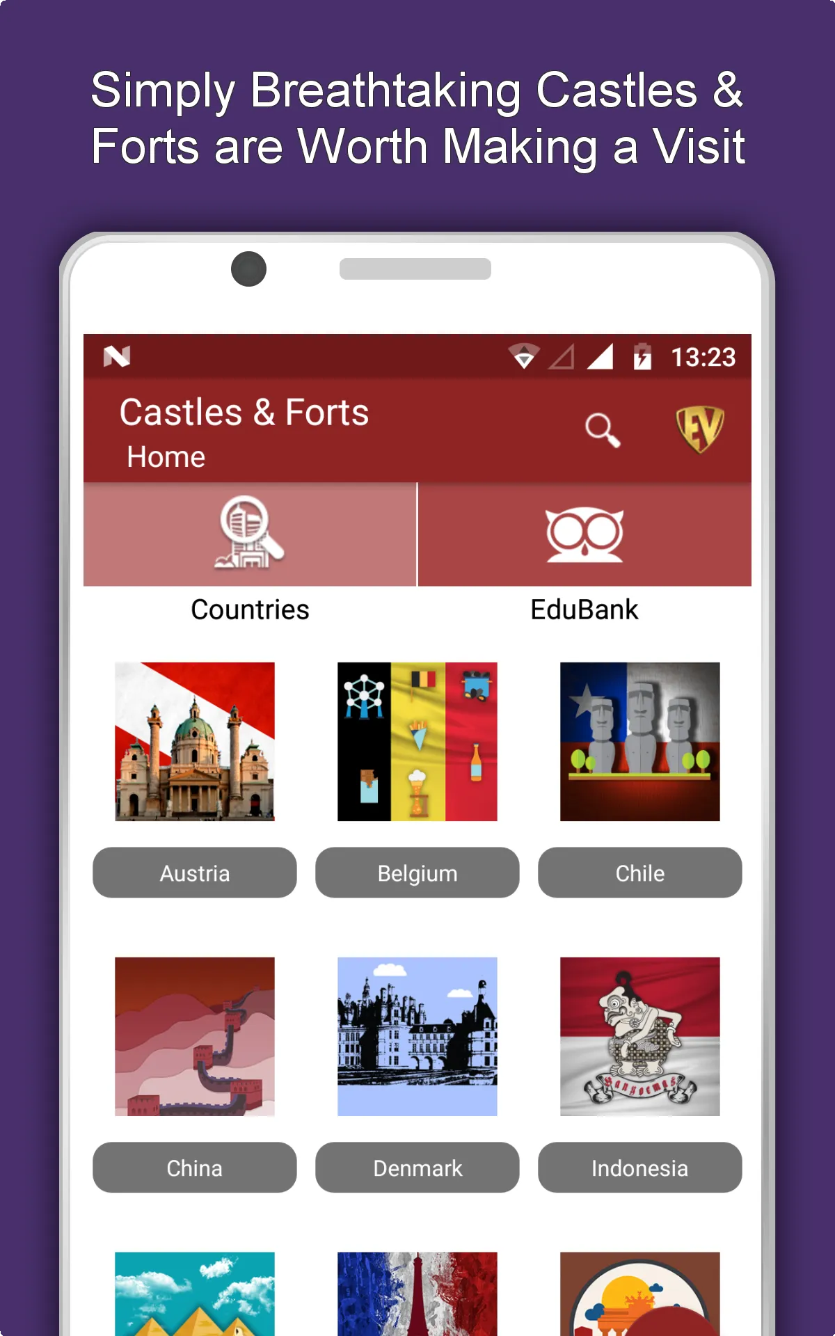 World Famous Castles & Forts T | Indus Appstore | Screenshot