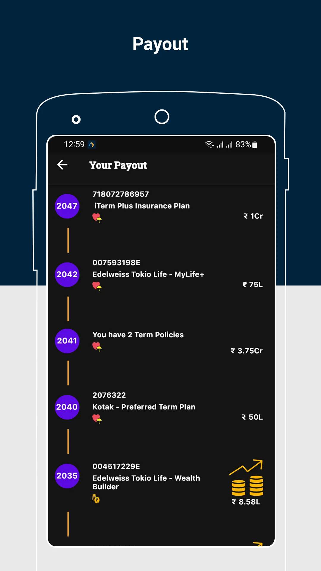 OneInsure: Your Insurance App | Indus Appstore | Screenshot