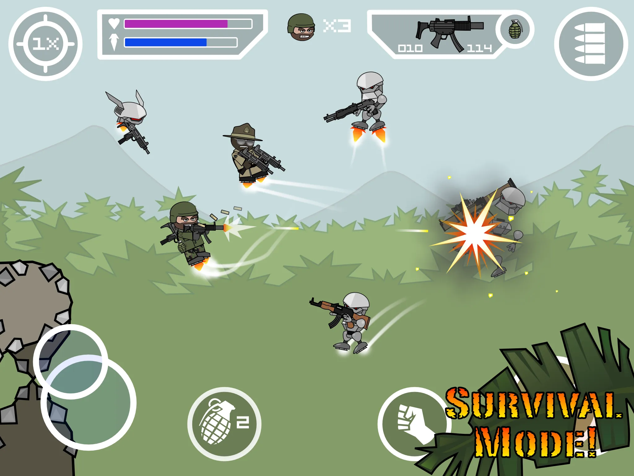 Mini Militia Classic : DA2 MMC | Indus Appstore | Screenshot