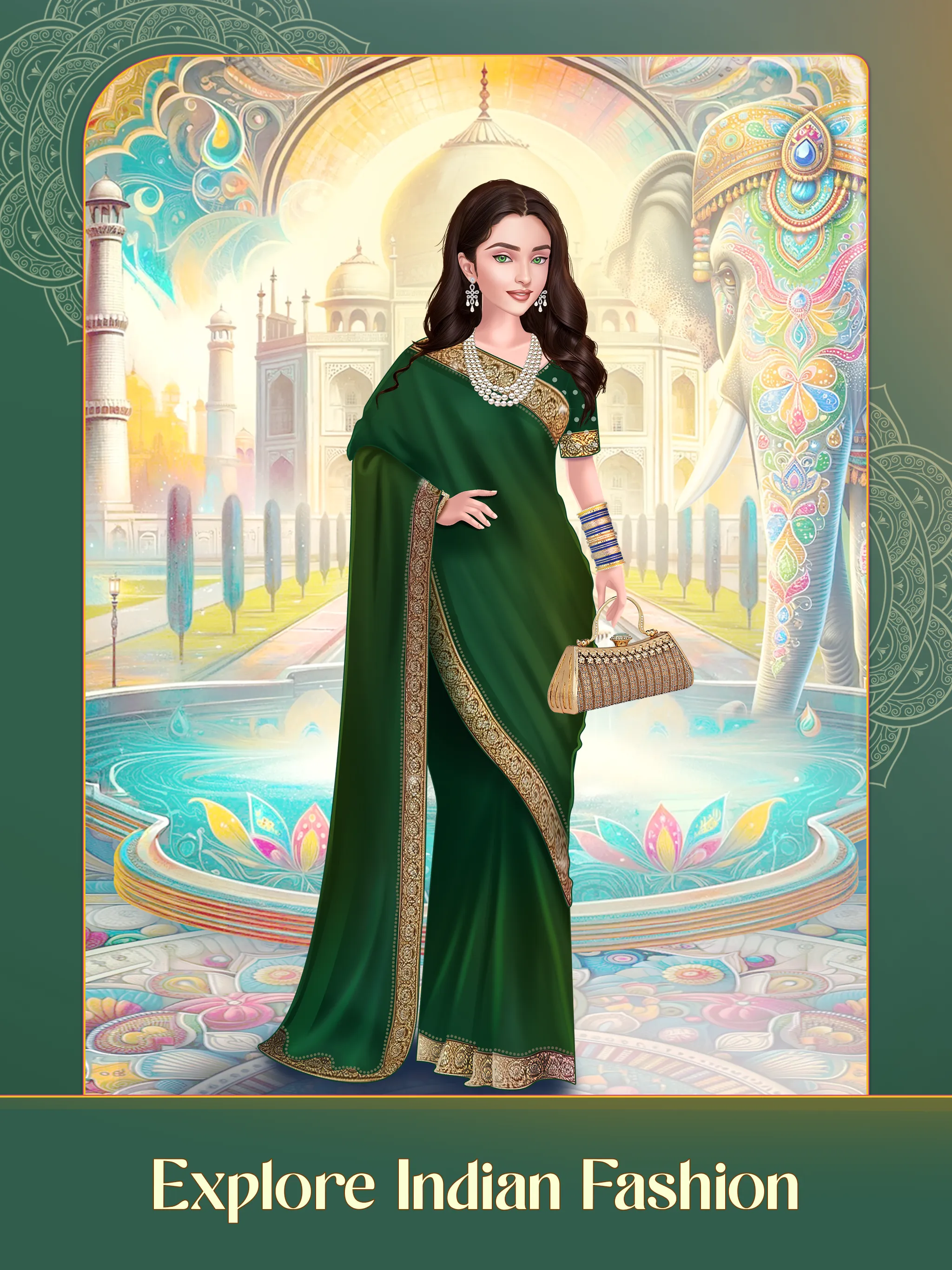 Indian Fashion Dressup Game | Indus Appstore | Screenshot