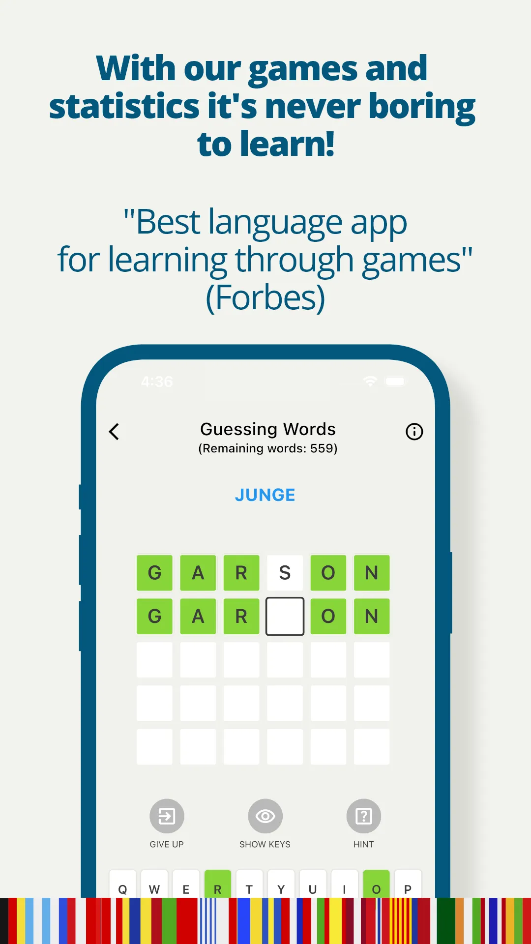 Qlango: Learn 45 languages | Indus Appstore | Screenshot