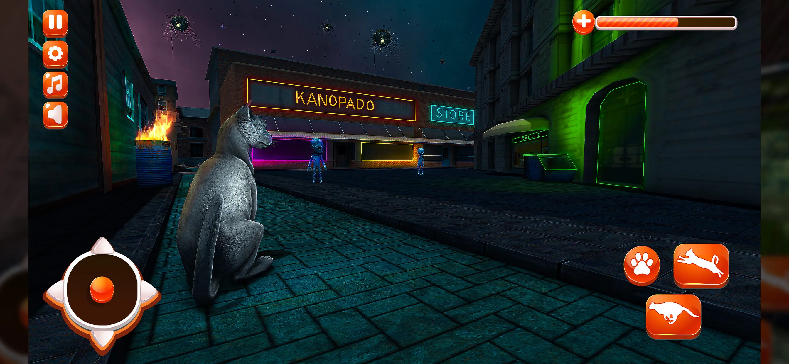 Stray Cat Game City Simulator | Indus Appstore | Screenshot