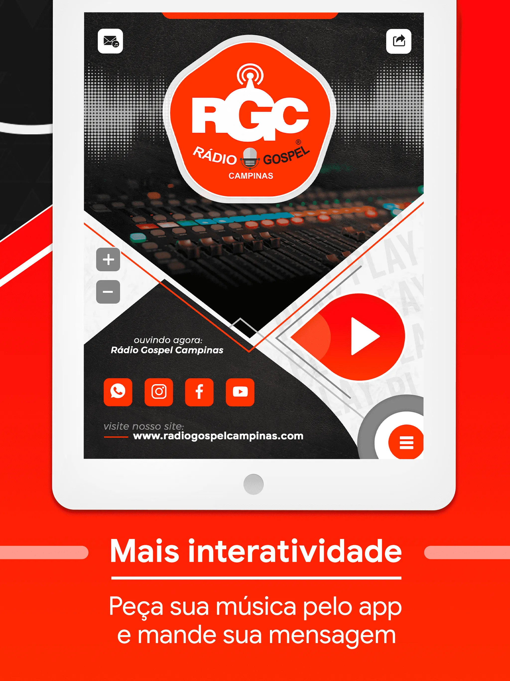 Rádio Gospel Campinas | Indus Appstore | Screenshot