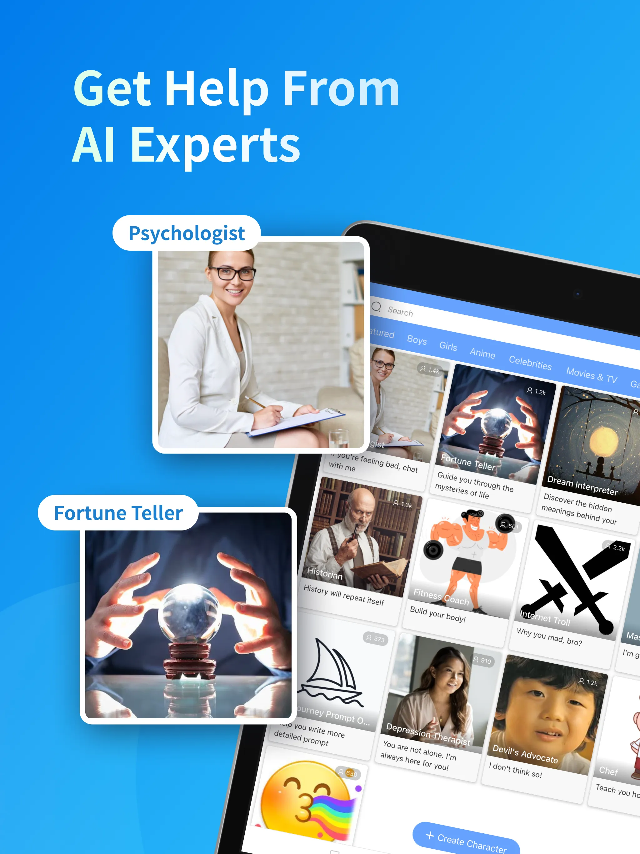 Hi.AI - Chat With AI Character | Indus Appstore | Screenshot