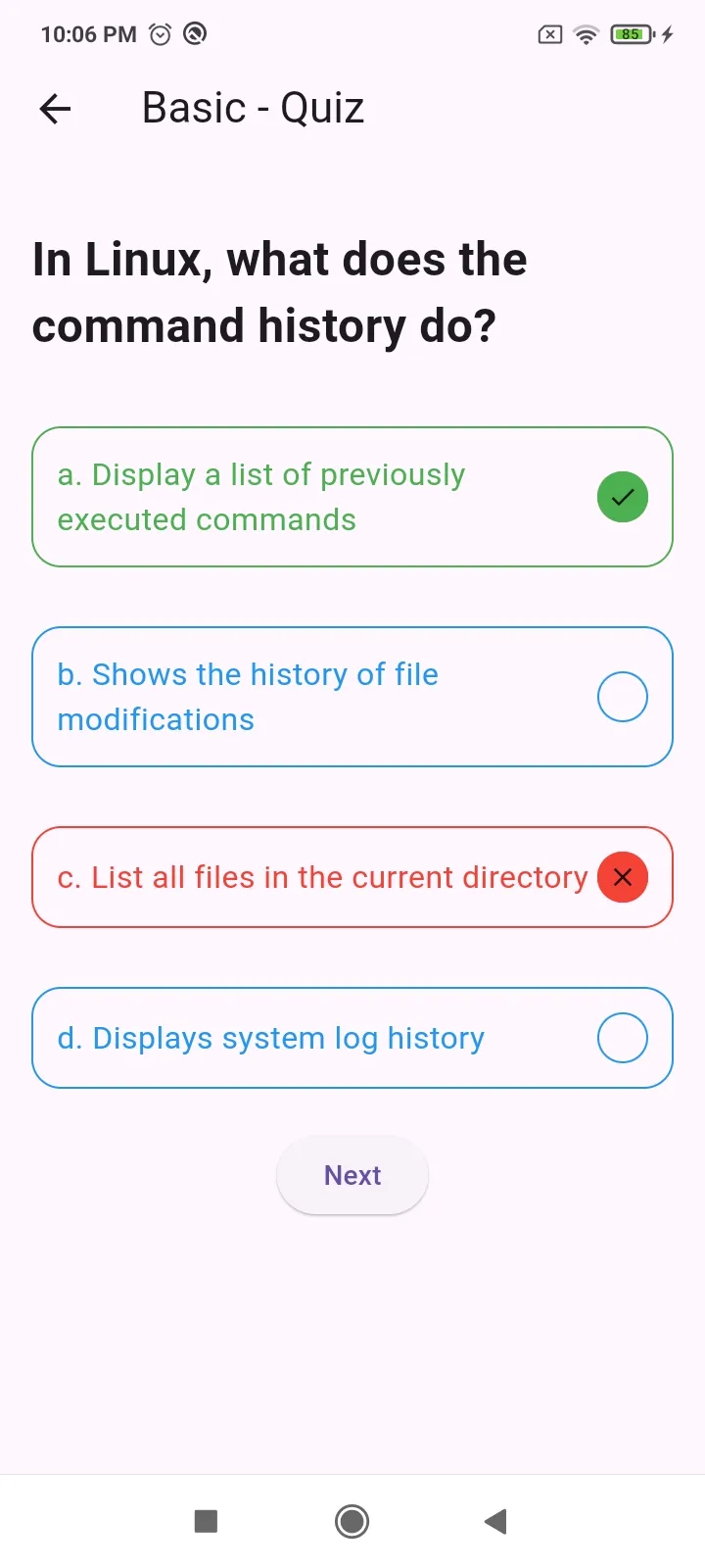 Linux Commands | Indus Appstore | Screenshot