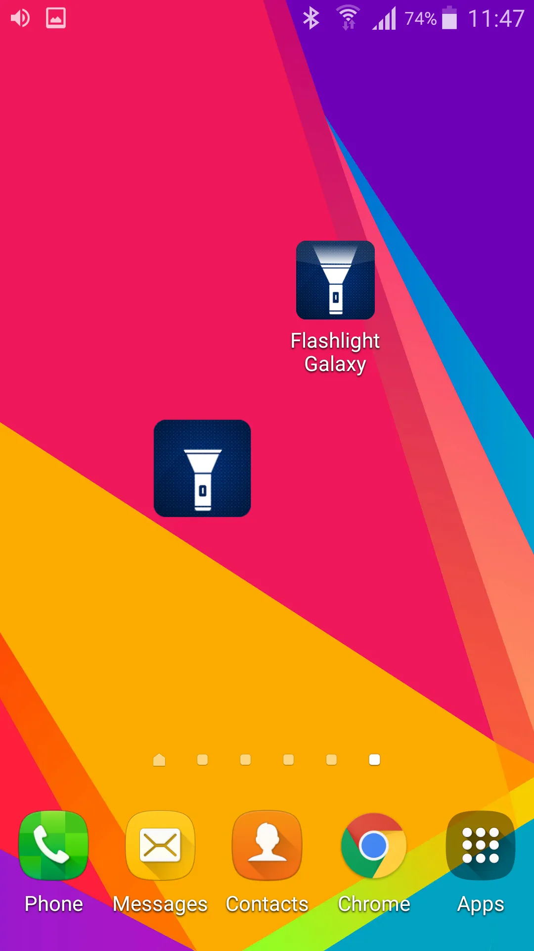 Flashlight Galaxy | Indus Appstore | Screenshot