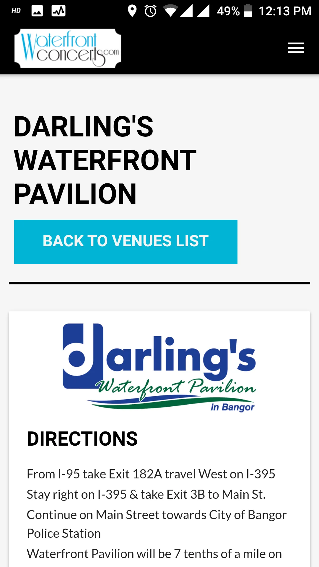 Waterfront Concerts | Indus Appstore | Screenshot