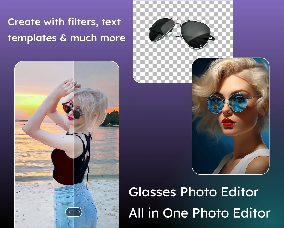 Glasses Photo Editor | Indus Appstore | Screenshot