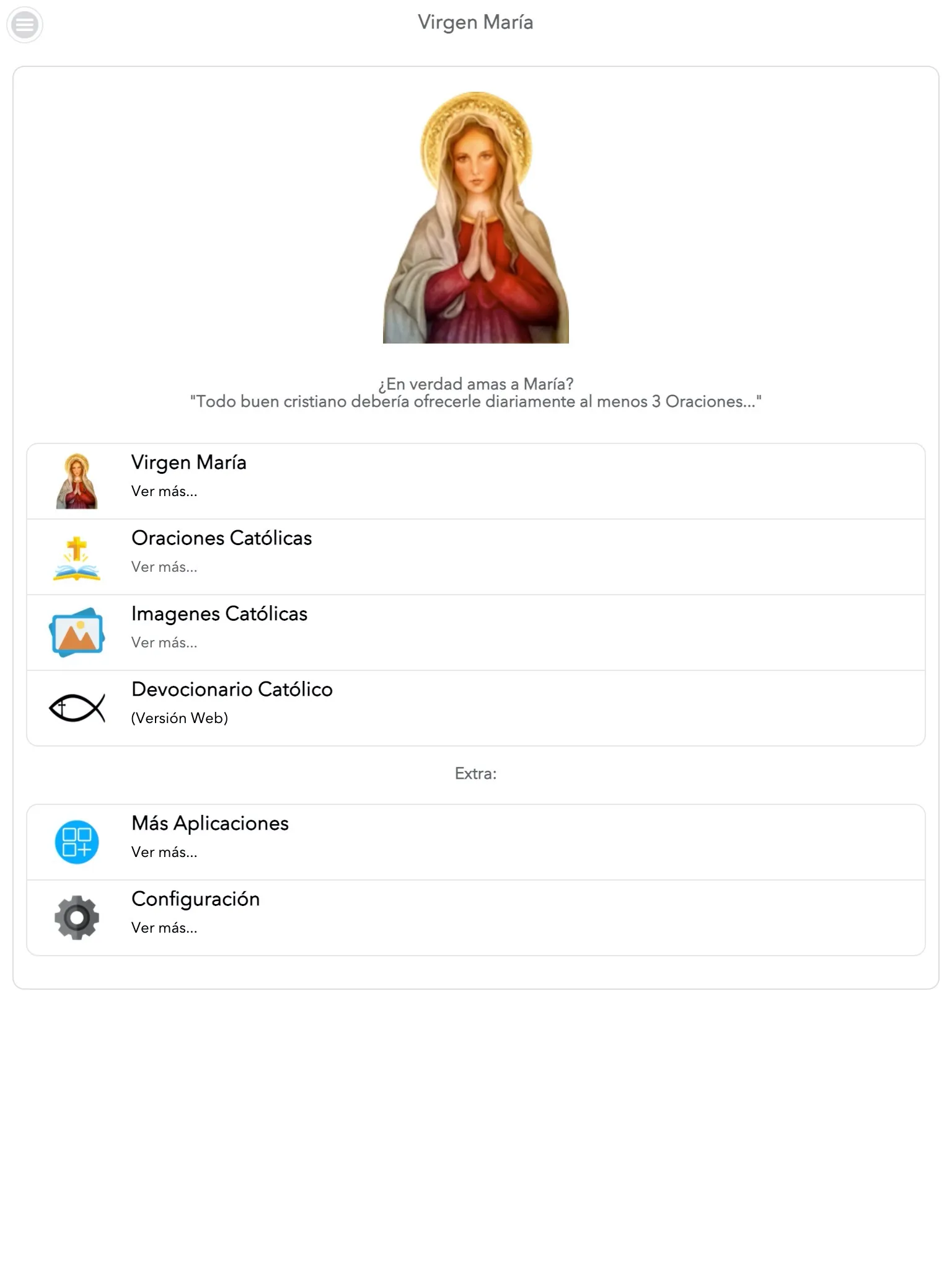 Virgen Maria | Indus Appstore | Screenshot