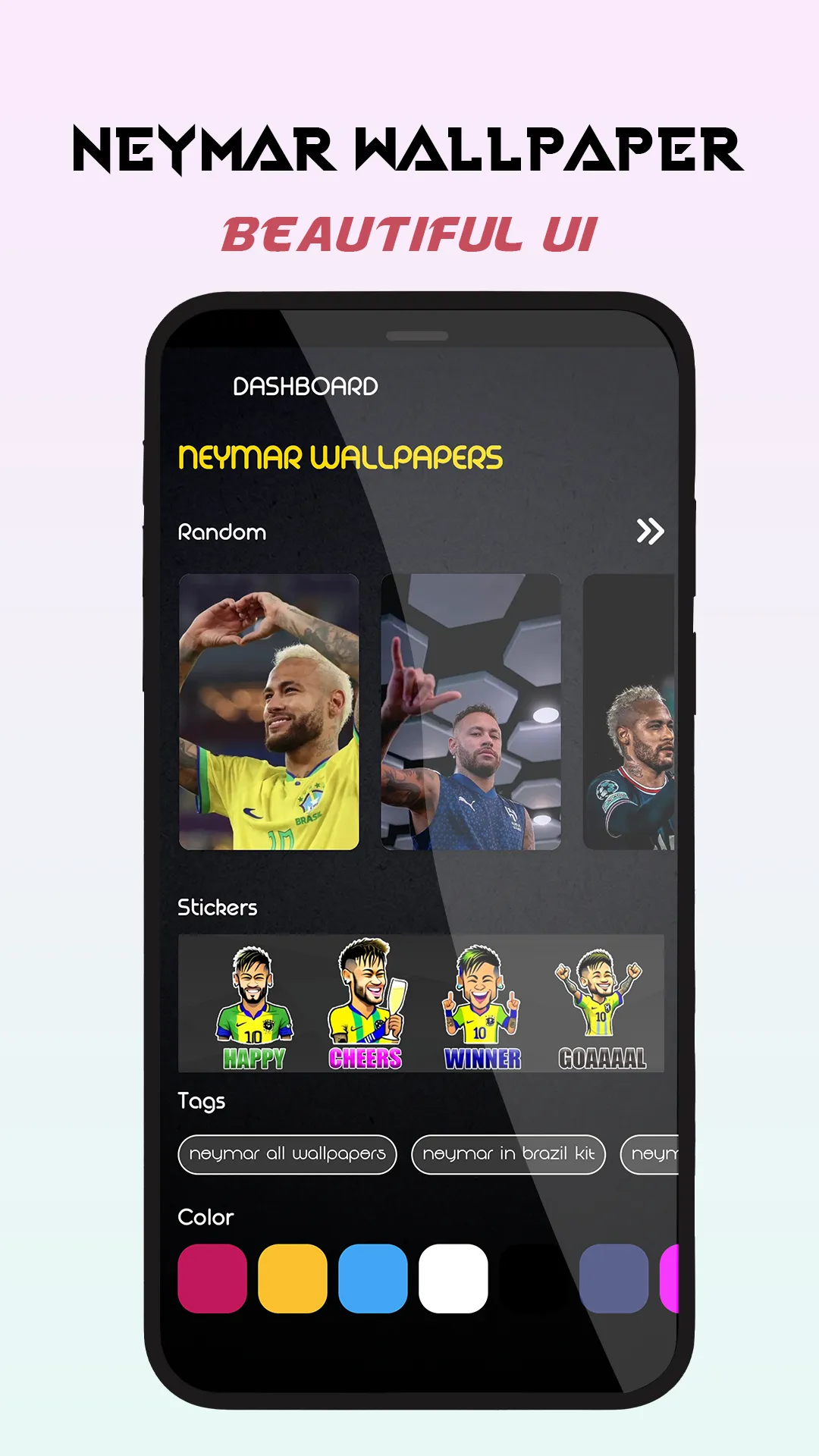 Neymar Wallpaper 4K - Stickers | Indus Appstore | Screenshot