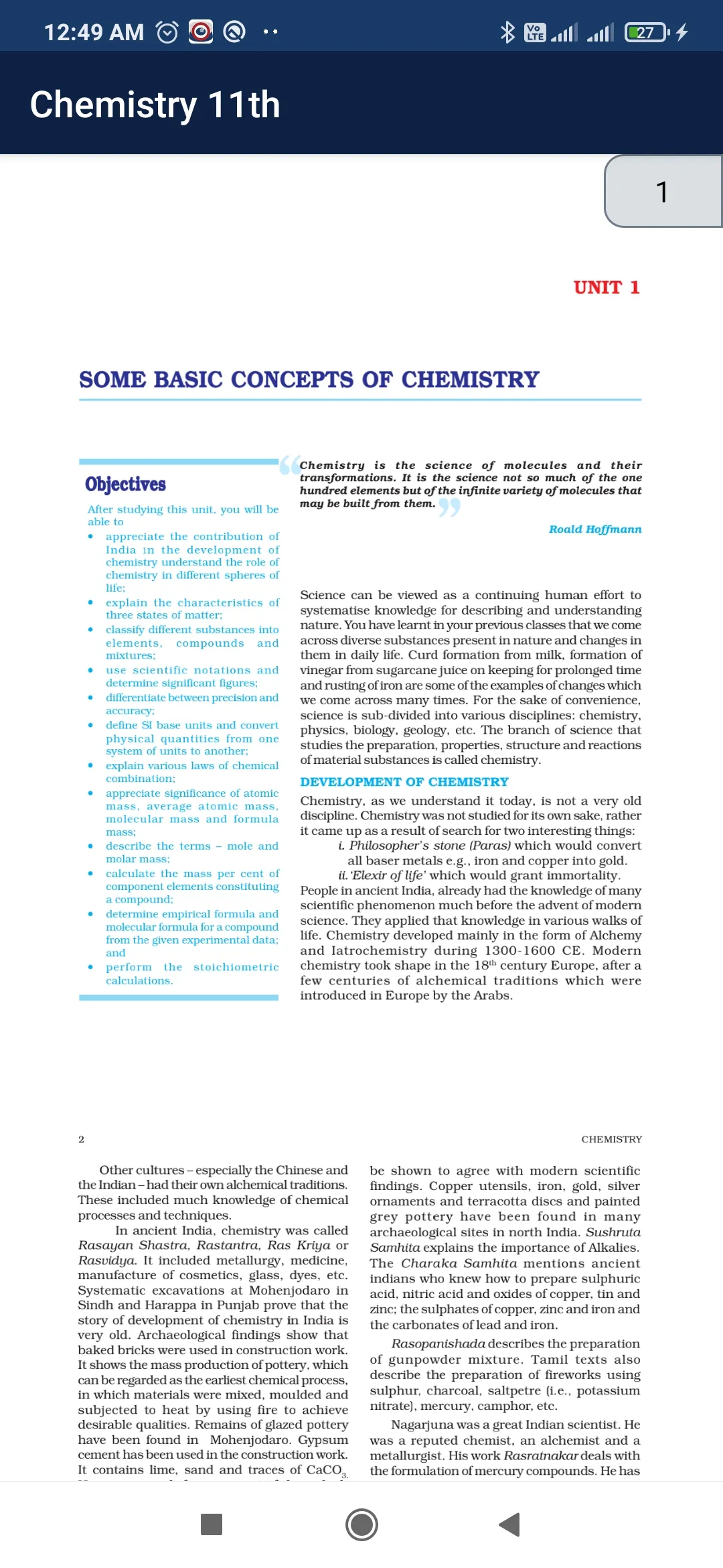 Class 11th Chemistry NCERT | Indus Appstore | Screenshot