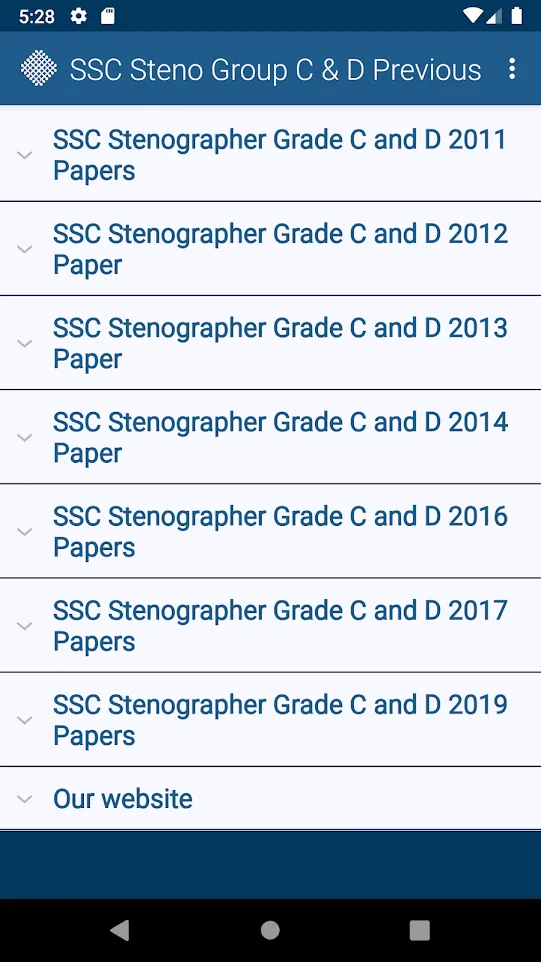 SSC Stenographer Grade C and D | Indus Appstore | Screenshot