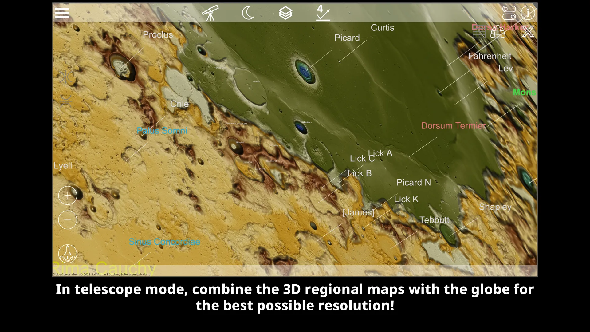 GlobeViewer Moon | Indus Appstore | Screenshot