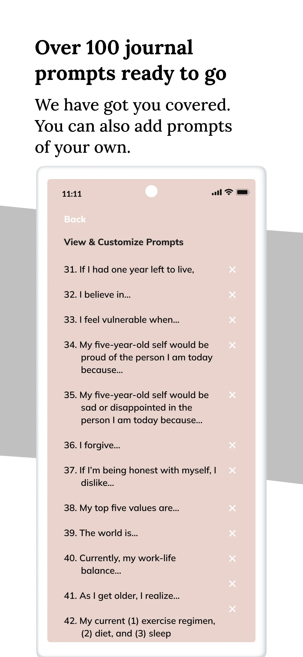 Prompted Journal self care app | Indus Appstore | Screenshot