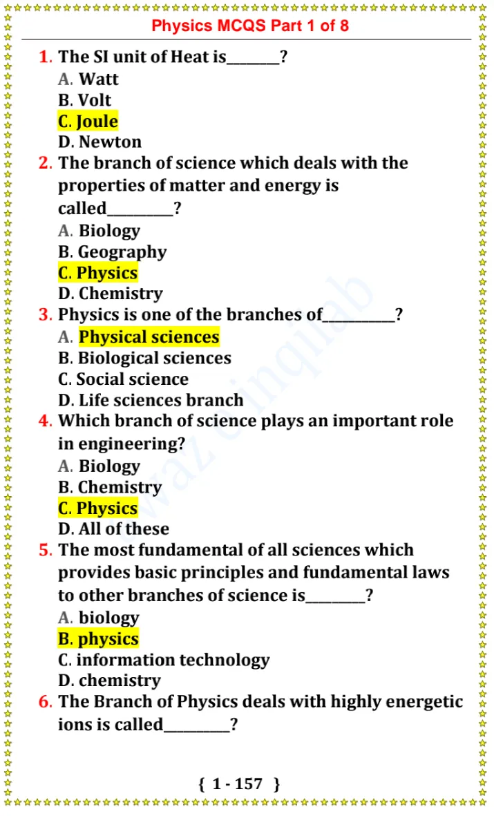 Physics MCQs offline | Indus Appstore | Screenshot