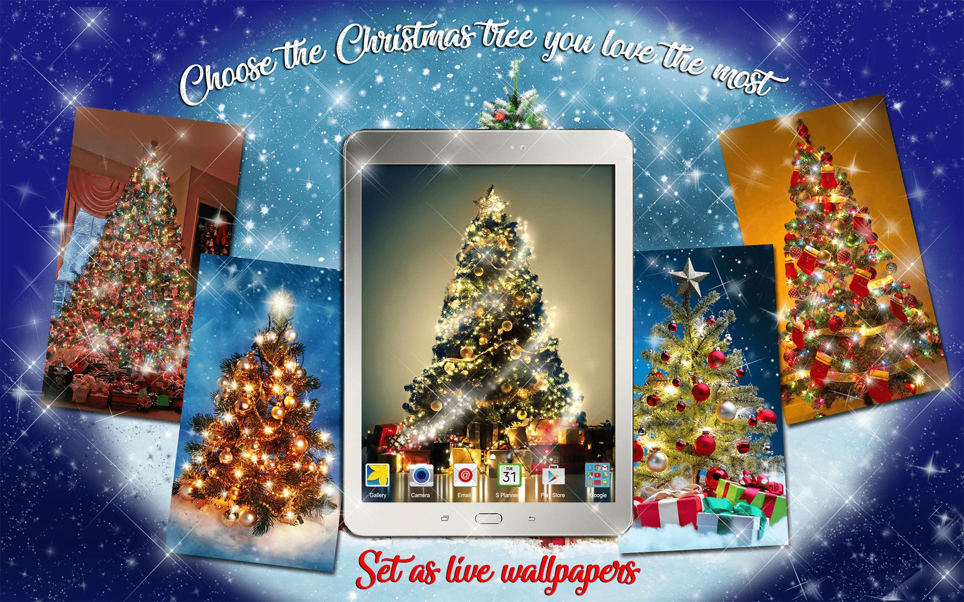 Christmas Tree Live Wallpaper | Indus Appstore | Screenshot