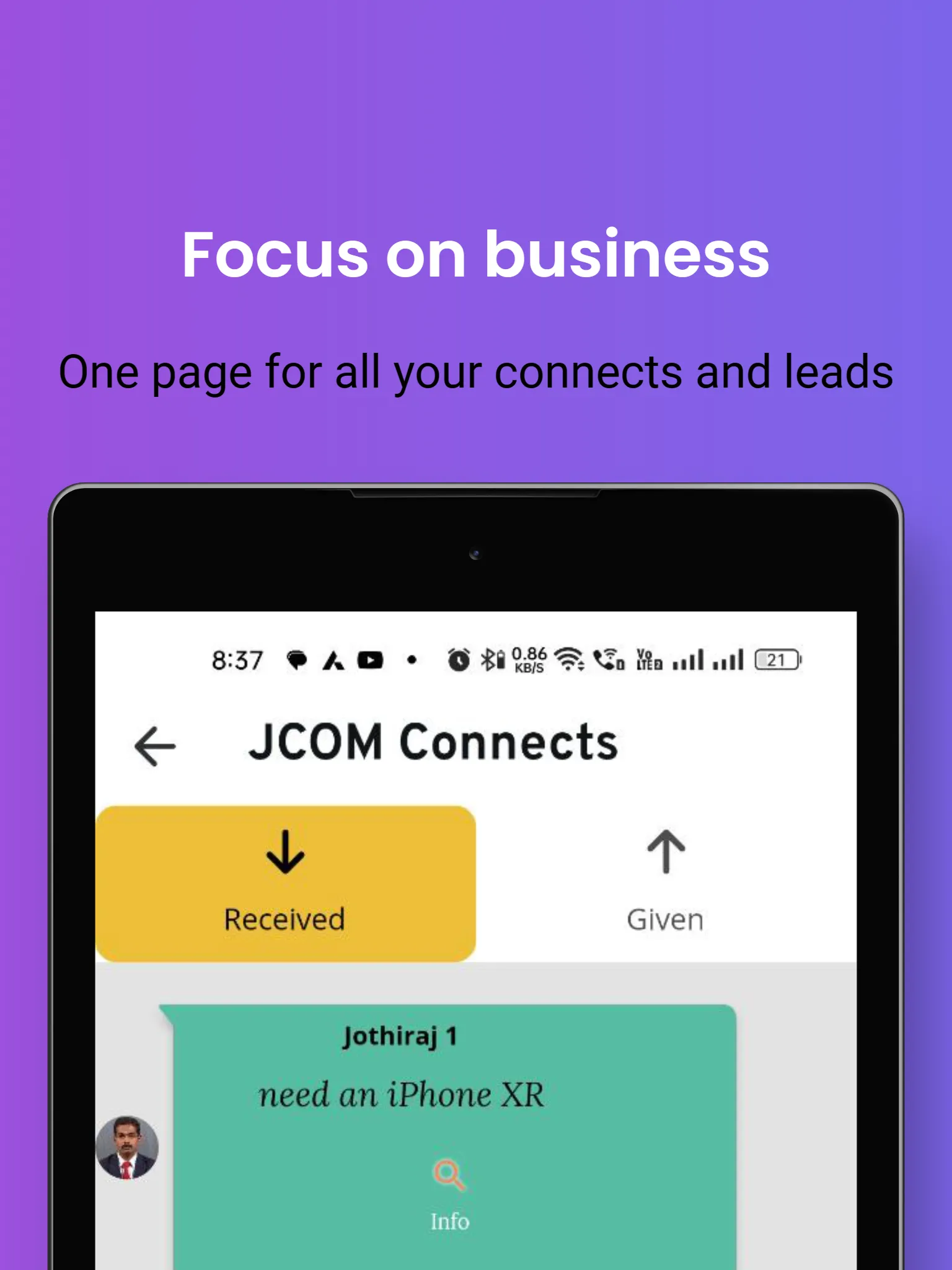 JCOM | Indus Appstore | Screenshot