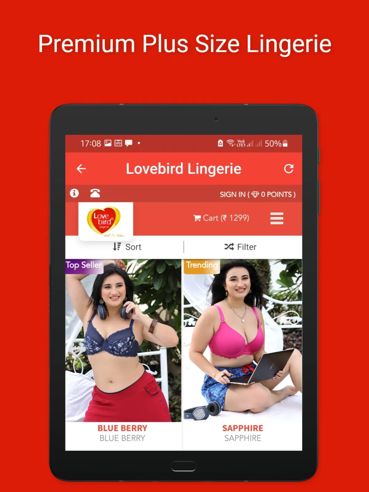 Lovebird Lingerie Buy Online | Indus Appstore | Screenshot