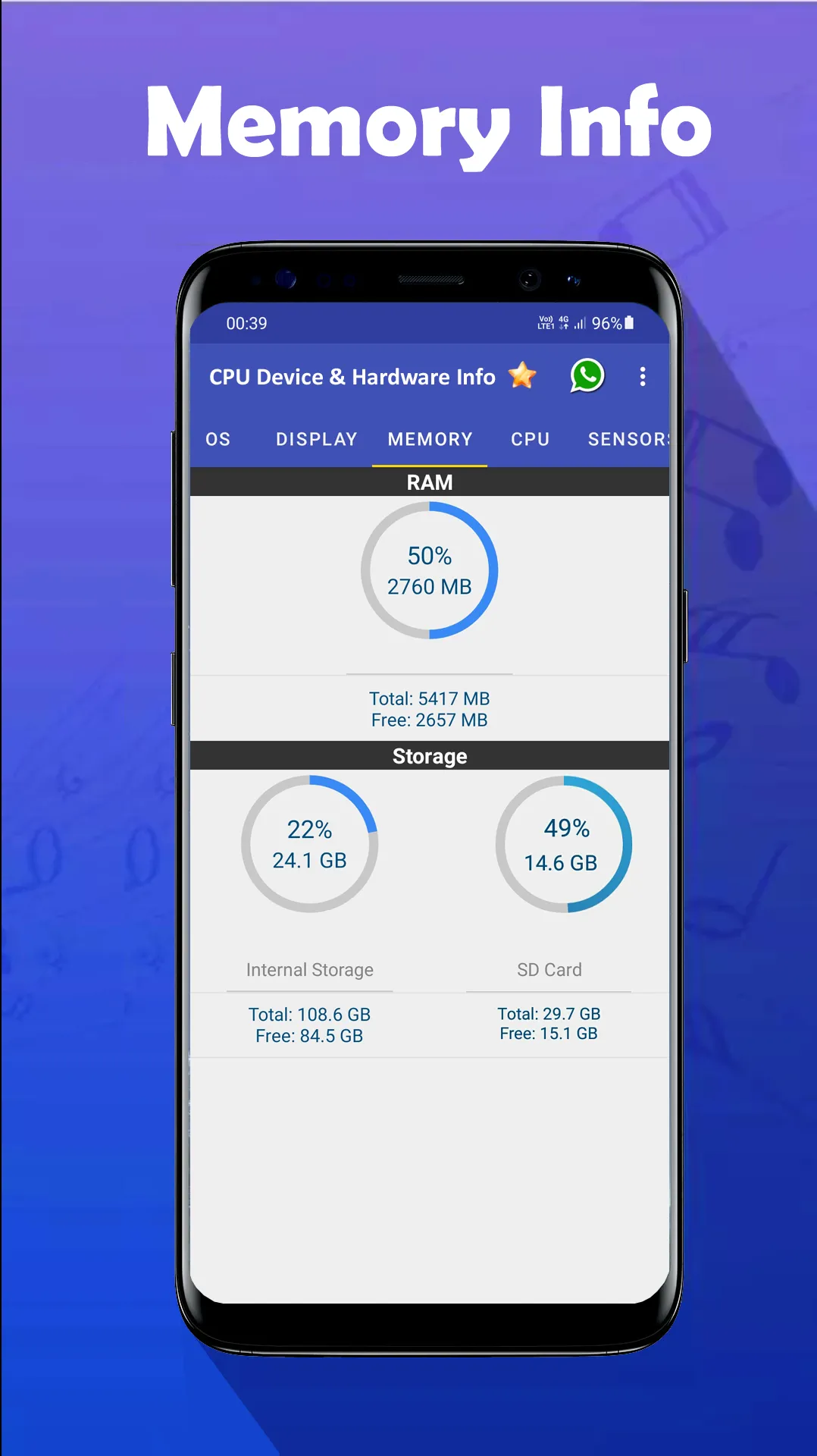 CPU Device & Hardware Info | Indus Appstore | Screenshot