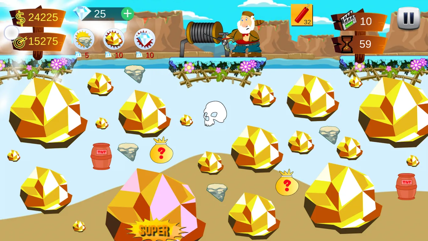 Gold Miner Super | Indus Appstore | Screenshot