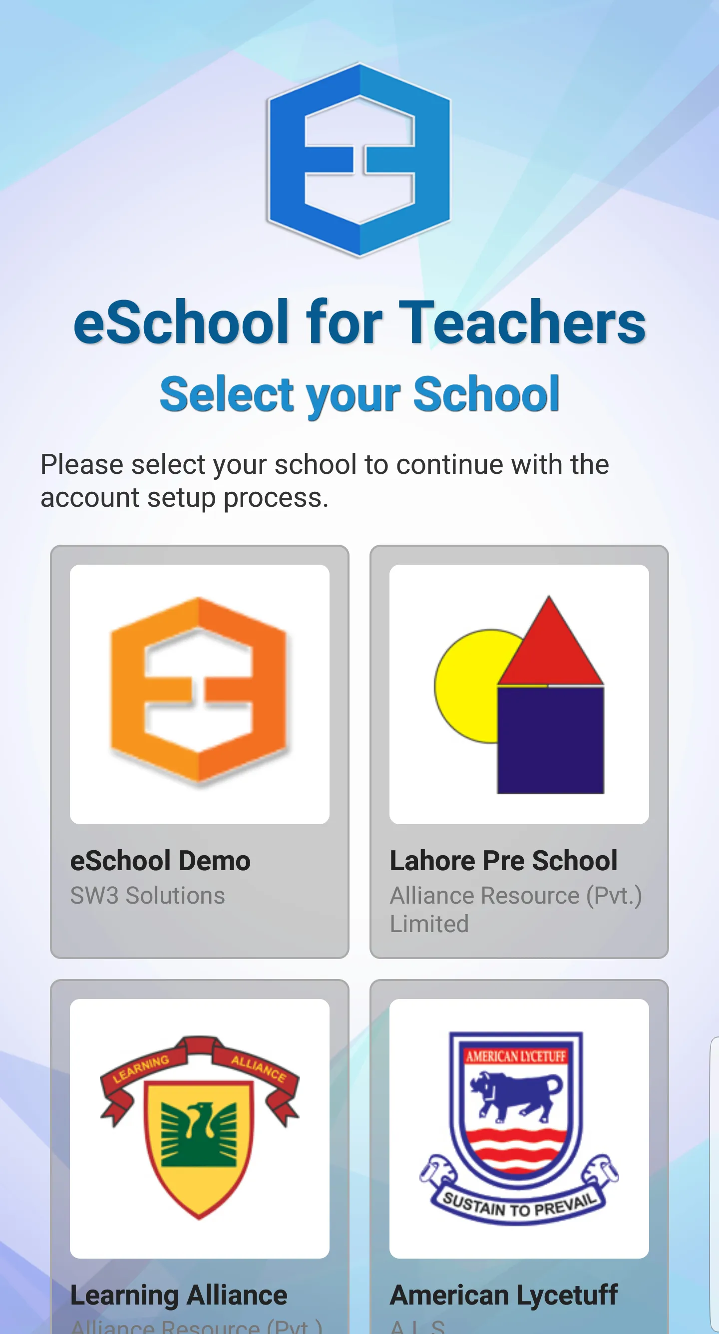 eSchool for Teachers | Indus Appstore | Screenshot